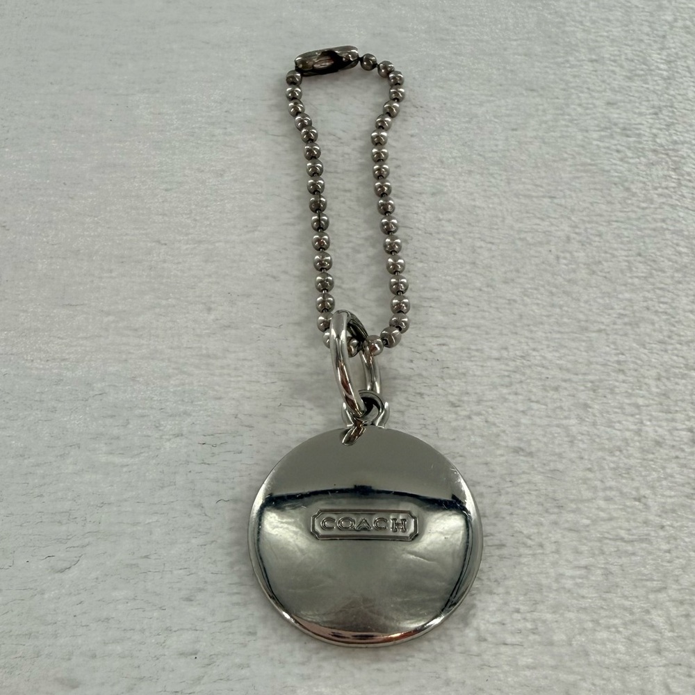 Coach Silver around Bag Tag/Charm - Picture 7 of 8